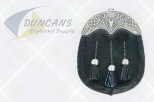 sporran with stags head