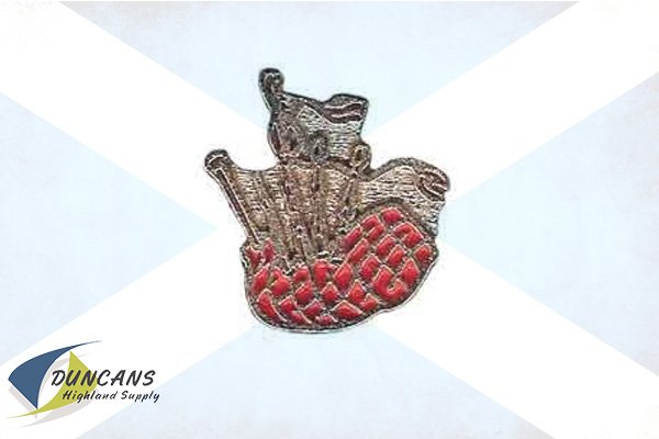 Bagpipes Painted Lapel Pin